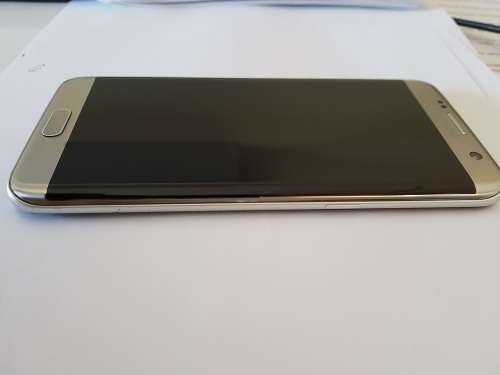 Samsung Galaxy S7 Edge 32GB Silver - Custom Leather back