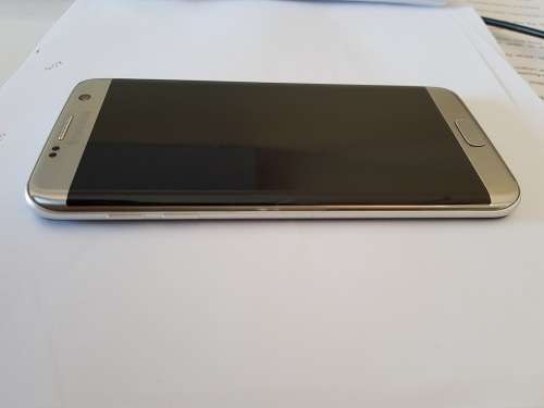 Samsung Galaxy S7 Edge 32GB Silver - Custom Leather back
