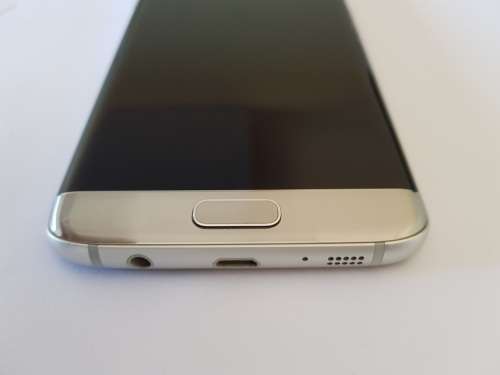 Samsung Galaxy S7 Edge 32GB Silver - Custom Leather back