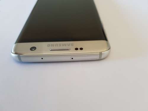 Samsung Galaxy S7 Edge 32GB Silver - Custom Leather back