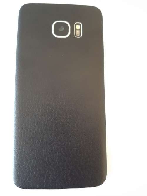 Samsung Galaxy S7 Edge 32GB Silver - Custom Leather back