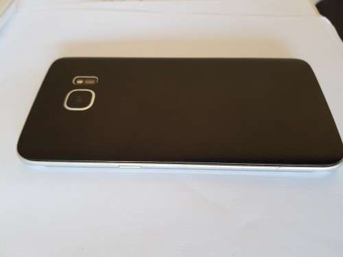 Samsung Galaxy S7 Edge 32GB Silver - Custom Leather back