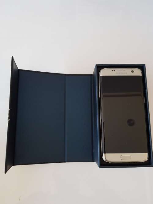 Samsung Galaxy S7 Edge 32GB Silver - Custom Leather back