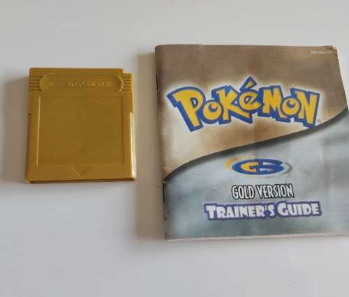Pokémon Gold Version Gameboy color cartridge