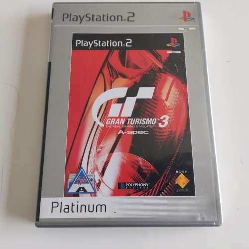 Gran Turismo 3 A-spec Playstation 3 pal region
