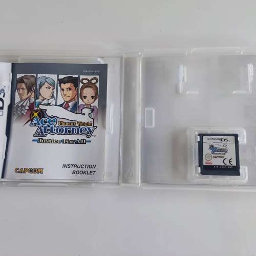 Nintendo Ds Ace Attorney Phoenix Wright justice for all