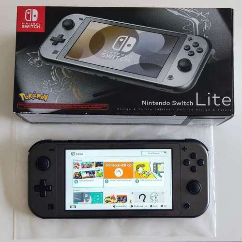Nintendo switch lite Pokémon Dialga+Palkia Edition with box