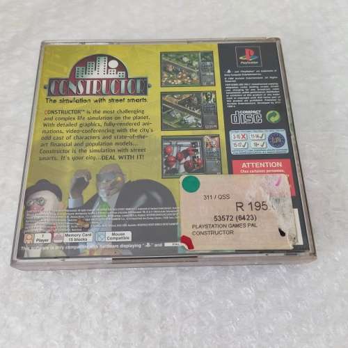 Constructor Playstation 1/Ps One PAL region