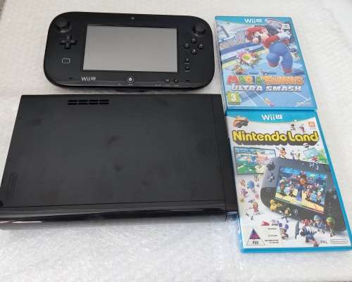 Nintendo Wii U console with games PAL region