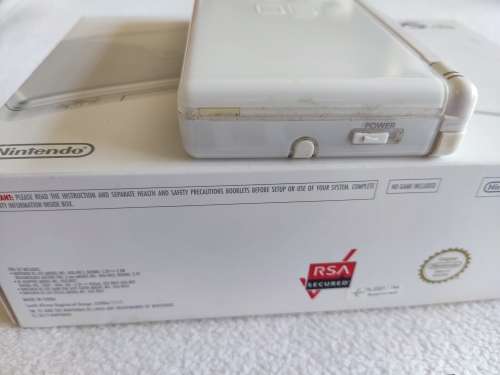 Nintendo Ds lite and box, includes charger