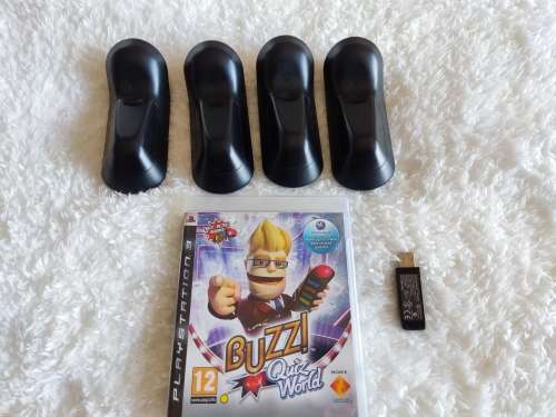 Playstation 3 game with Buzzers and dongle