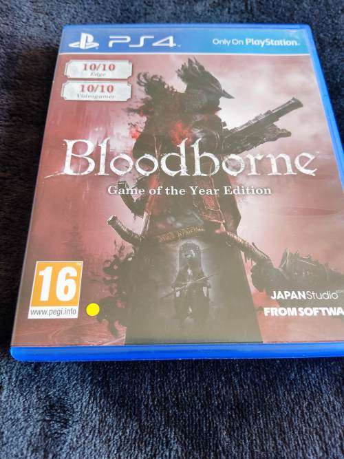 Playstation 4 game Bloodborne game of the year edition