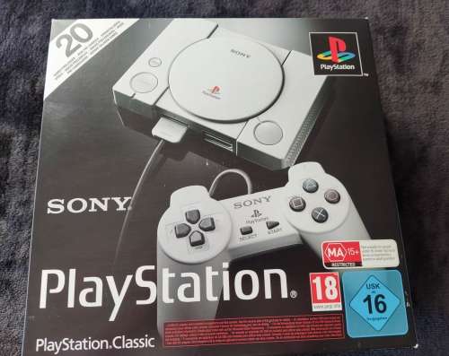 Sony playstation classic with 20 games installed