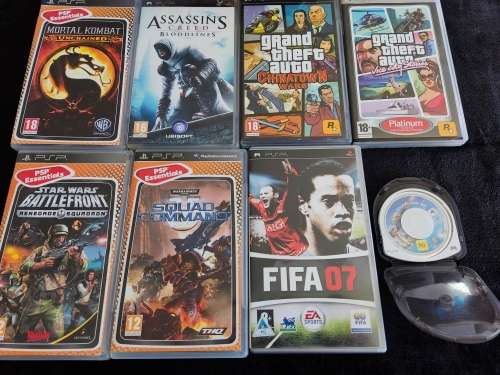 Psp console and games bundle
