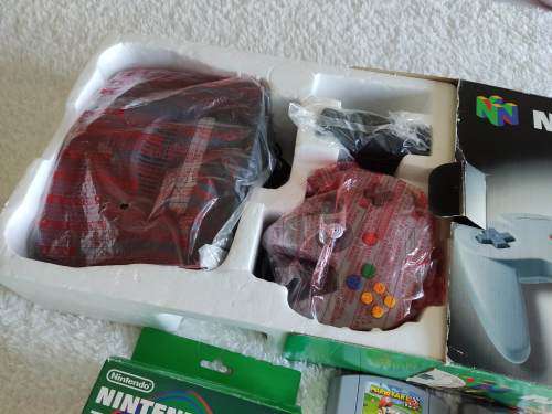 Nintendo 64 console with box