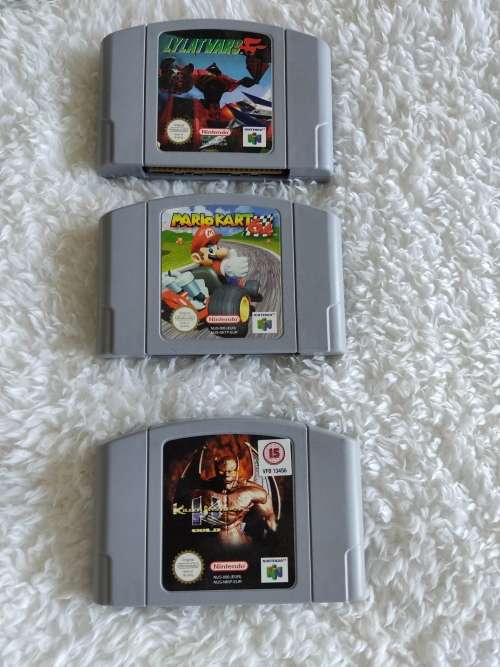 Nintendo 64 console with box