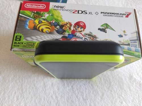 `New` Nintendo 2ds xl with original packaging and charger Mario kart edition