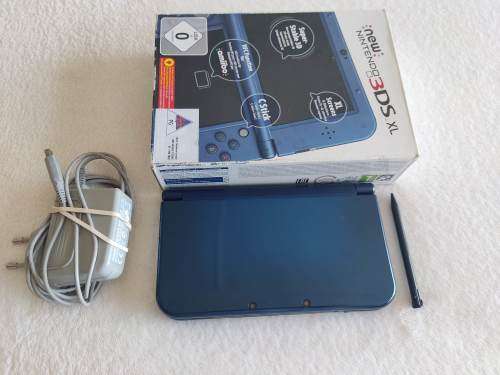 "New" Nintendo 3ds XL console with box /Steel Blue