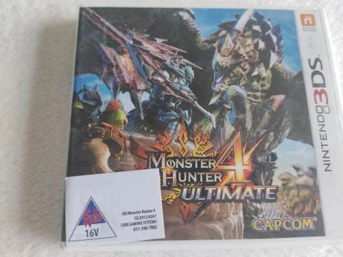 Monster Hunter 4 Ultimate Nintendo 3ds European region