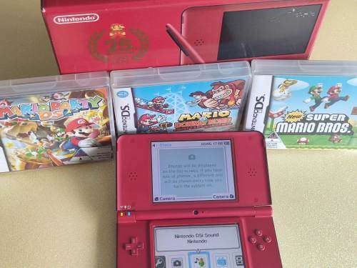 Nintendo Ds Xl Super Mario Bros 25th anniversary edition and games
