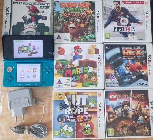 Nintendo 3ds console and games bundle