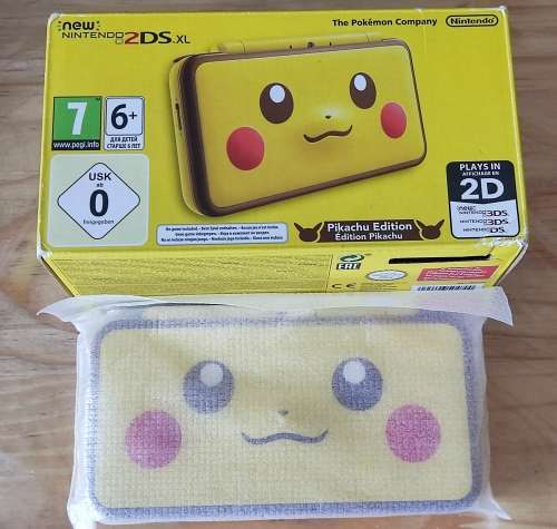 `New` Nintendo 2DS XL Pikachu Edition