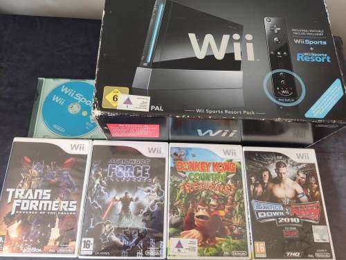 Nintendo wii console and games bundle PAL region