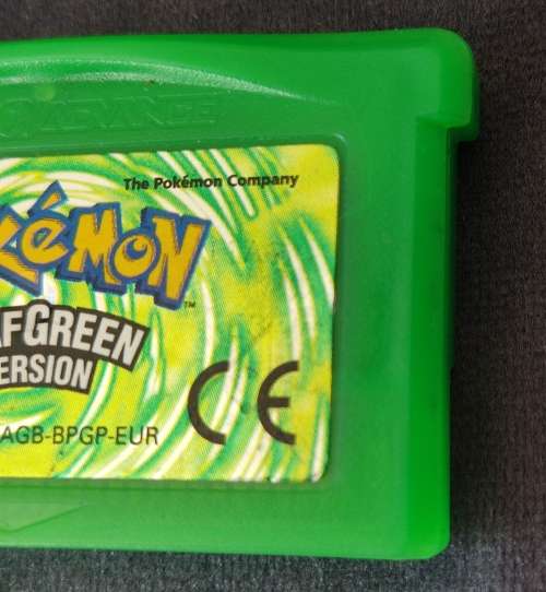 Pokémon Leafgreen version Nintendo Gameboy game
