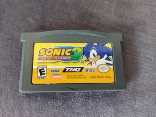 GAME BOY ADVANCE SONIC 3 advance