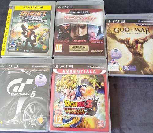 Playstation 3 console and games bundle