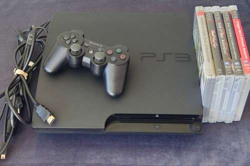 Playstation 3 console and games bundle