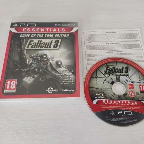 Fallout 3 goty edition Ps3 essentials