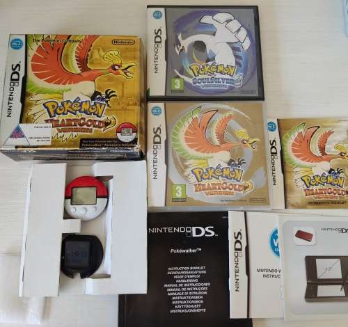Pokémon Heartgold and Soulsilver Version Bundle + Pokéwalker