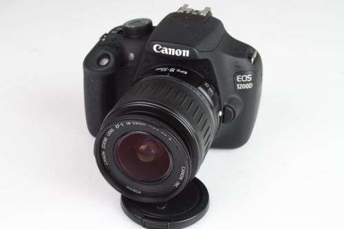CANON EOS 1200D 18MP Digital SLR Camera (Black) with 18-55mm III Lens