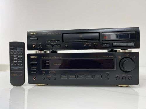 TEAC AG-780 AM/FM Stereo Receiver & TEAC CD-P1100 Compact Disc Player + TEAC Remote