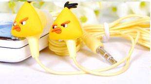 angry bird earphone (yellow)