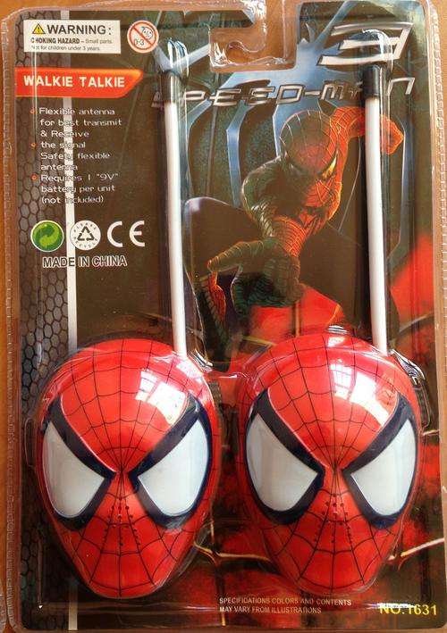 spiderman Walkie talkie