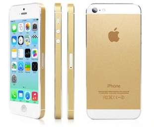 Iphone 5 protective film change to 5s gold