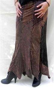 Long Panel Skirt L/XL (Brown)