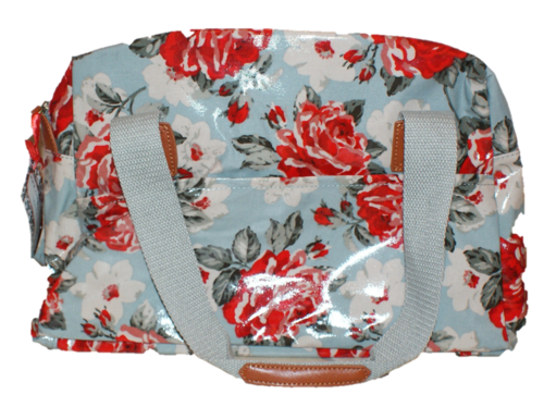 Light Turquoise and Coral Handbag