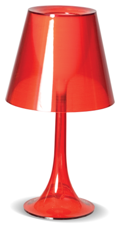 Red Perspex Lamp