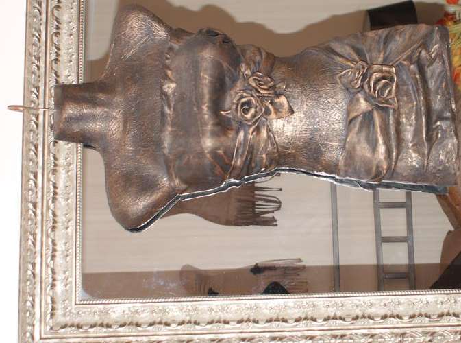 Bronzed Mannequin Bodice