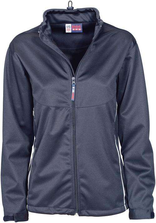 Ladies' Sporty Softshell Jacket, Navy (L)