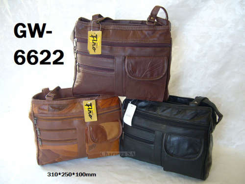 Fino Ladies Leather Patch Handbag