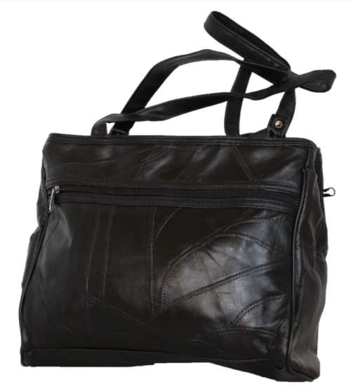 Fino Ladies Leather Patch Handbag
