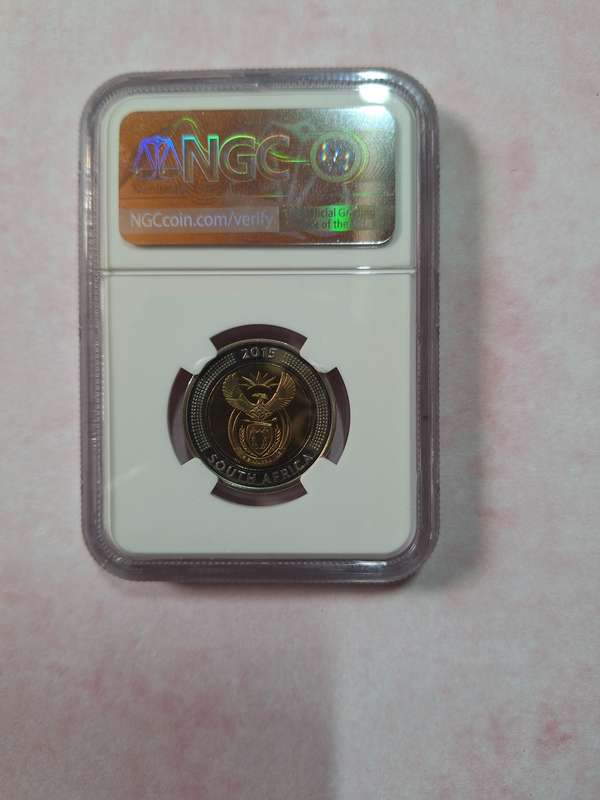 2015  SOUTH AFRICAN R5 - COINAGE OF GRIQUA TOWN BICENTENNIAL