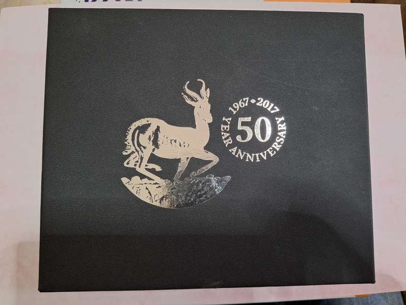 2017 50TH ANNIVERSARY OF KRUGER RAND PREMIUM SET