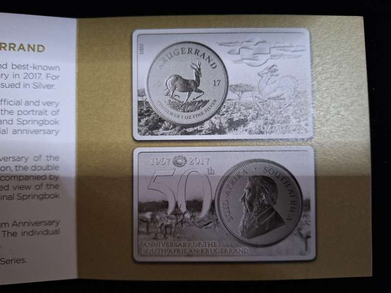 2017 50TH ANNIVERSARY OF KRUGER RAND PREMIUM SET
