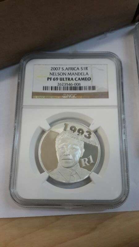 *******PF69 2007 Nelson Mandela Nobel Laureate*******
