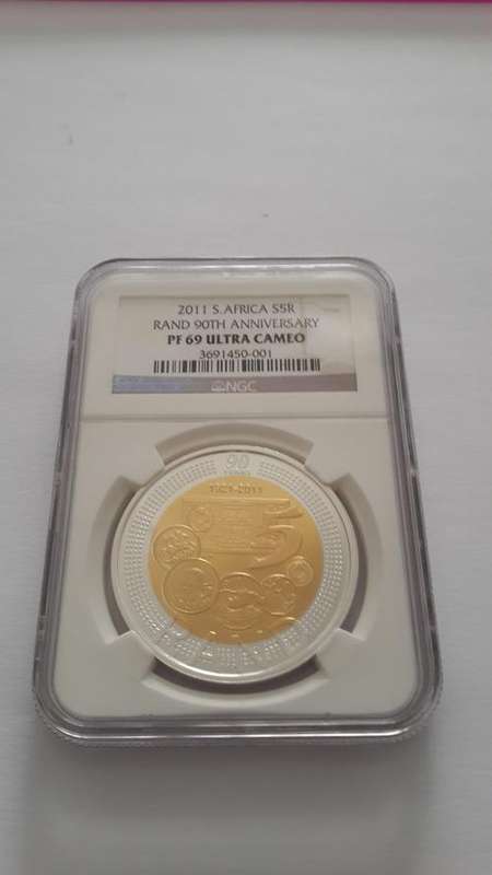 2011-90th ANNIVERSARY OF THE S.A.R.B SILVER CROWN PF69 ULTRA CAMEO